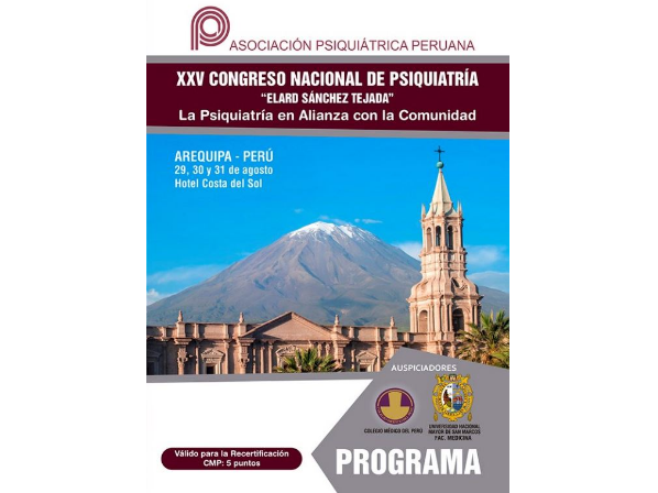 Programa del XXV Congreso Nacional de Psiquiatría